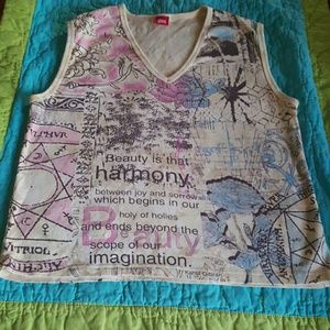 Sleeveless tee