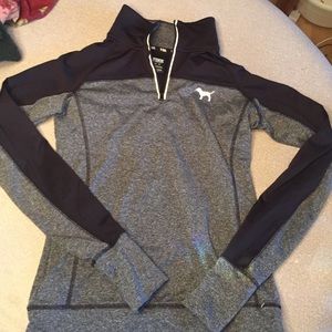 Victoria secret pink ultimate half zip