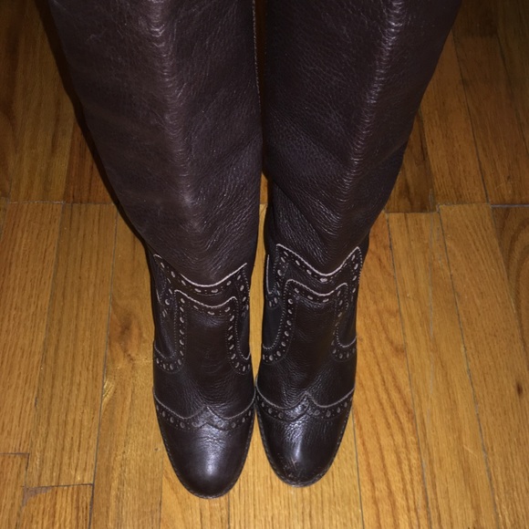 Michael Kors Knee High Brown Boots - Picture 3 of 4