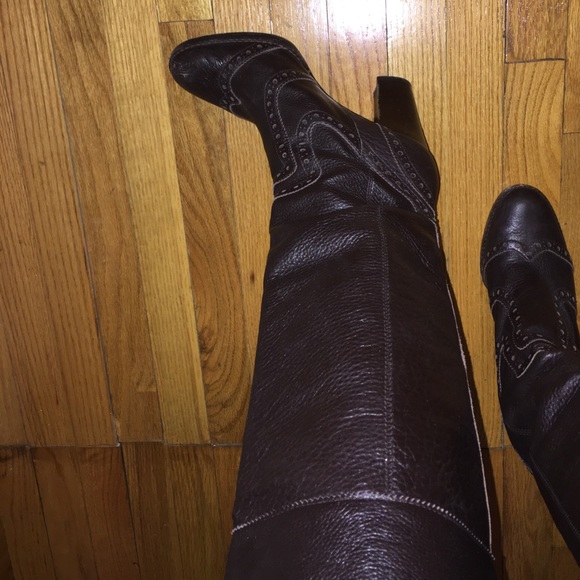 Michael Kors Knee High Brown Boots - Picture 4 of 4
