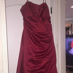 Red prom dress