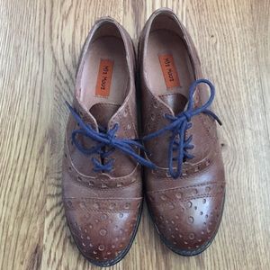 Leather Brown Oxfords