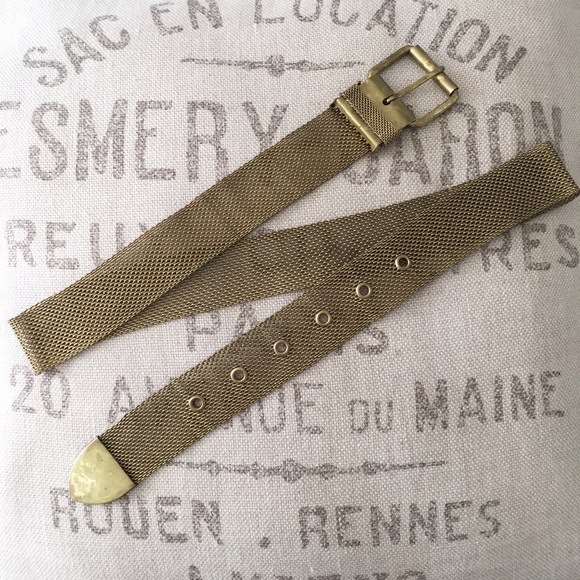 Vintage Gold Tone Belt - Picture 1 of 3