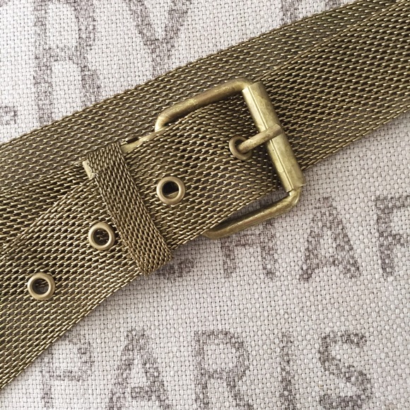 Vintage Gold Tone Belt - Picture 2 of 3