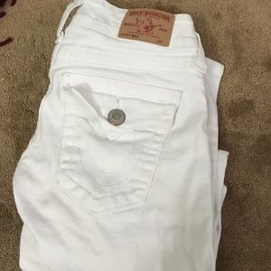White true religion jeans