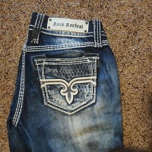 🎉TRADE Ali Straight Rock Revival Jeans🎉
