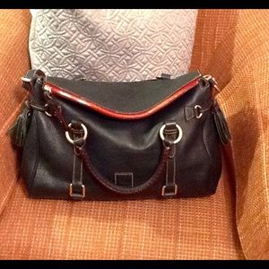 Dooney florentine teal green blue satchel purse