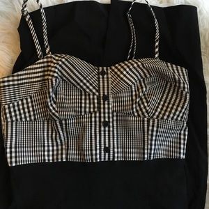 Black and white dress