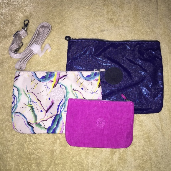 Kipling- Pouches (Yannik?) with strap.