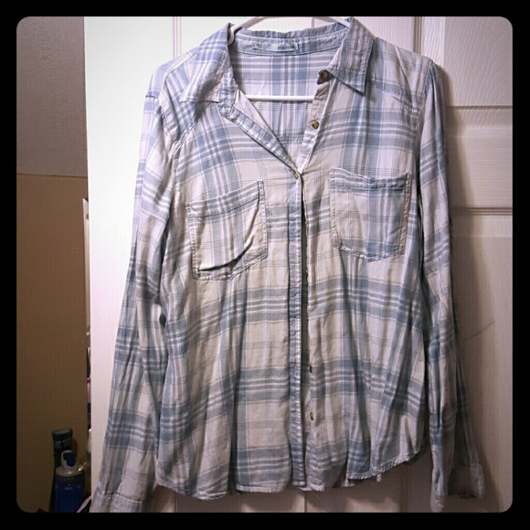 Women's Maurices Long Sleeve Button Up - L