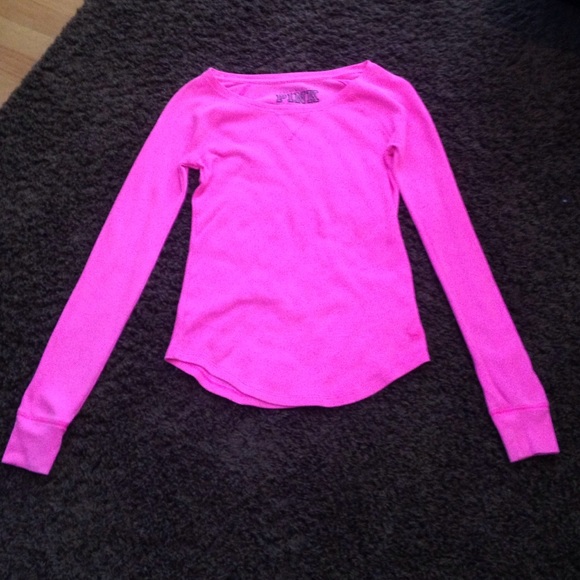 PINK! Hot pink, long sleeve top!