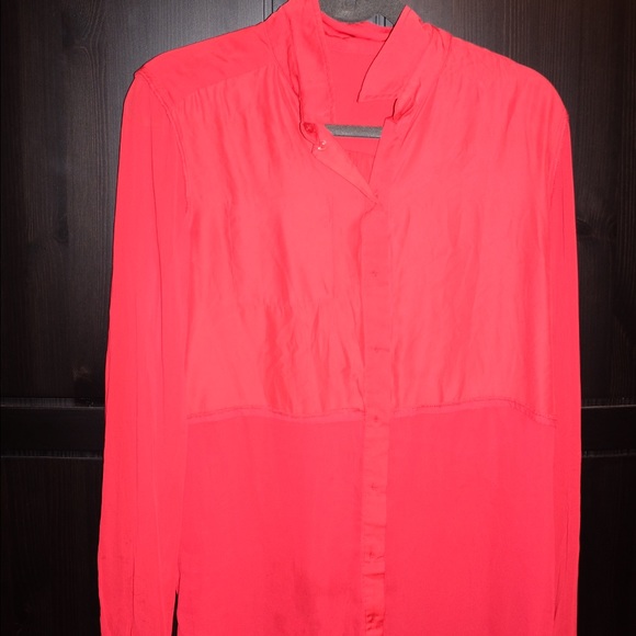 Light weight button down free people top