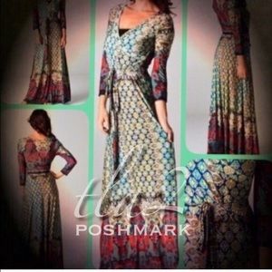 Beautiful maxi wrap dress fits size 14/16