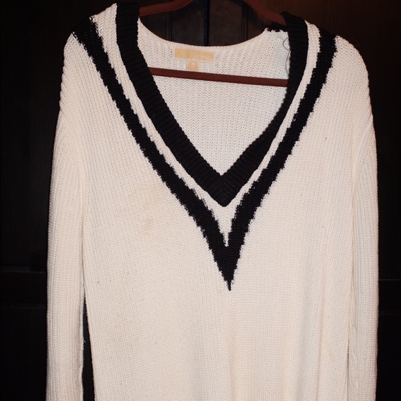 Argyle chunky knit sweater