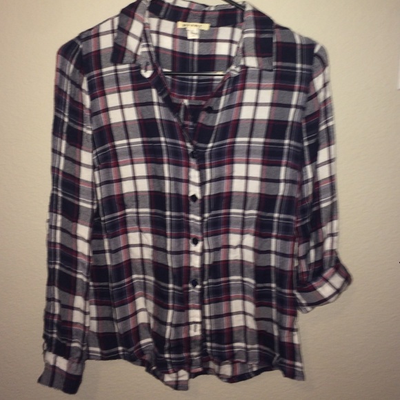 Plaid button up