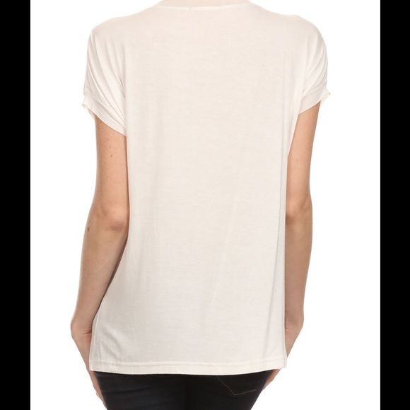 White Fringe Detail Top - Picture 2 of 4