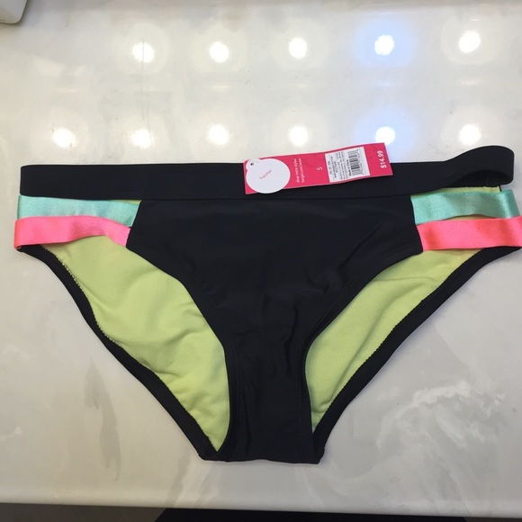 Xhilaration black bikini bottoms - New with Tags - Picture 1 of 3