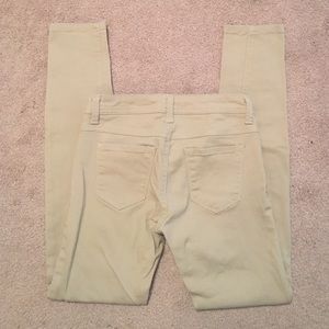 Tan skinny jeans