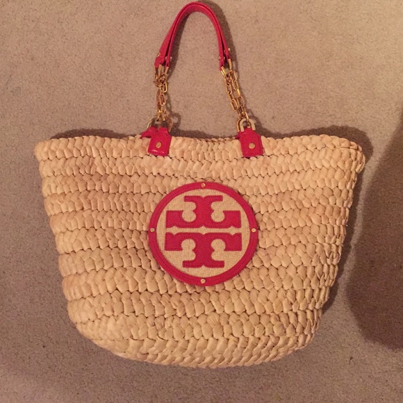 Tory Burch Audrey Straw Tote