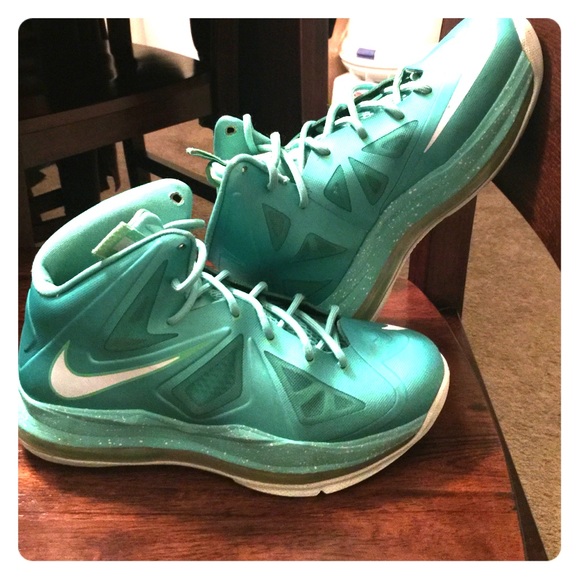 Lime green boys size 4.5 LeBron's
