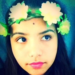 Boho yellow floral headband