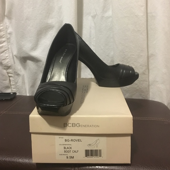 Bcbgeneration Black Platform Pumps - image 2