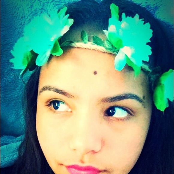 Boho Aqua floral headband