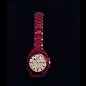 Hot Pink Coach Watch