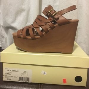 Lucky brand platform wedges
