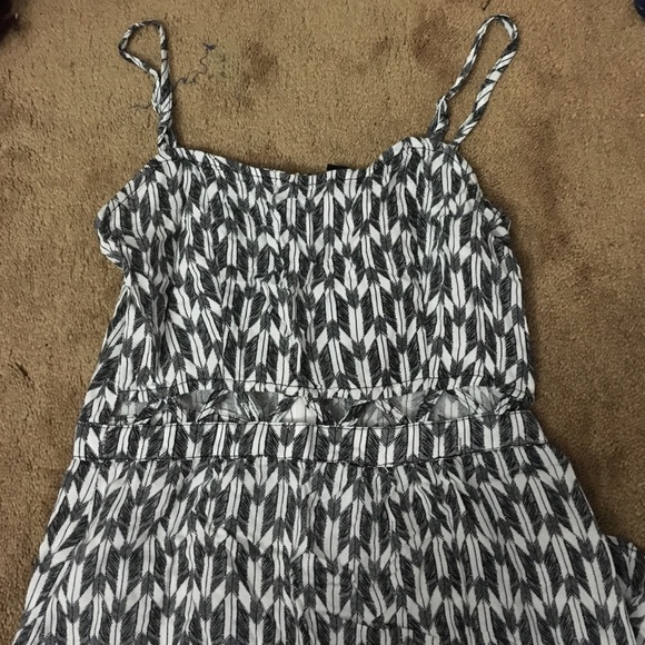 Cami dress with cutouts