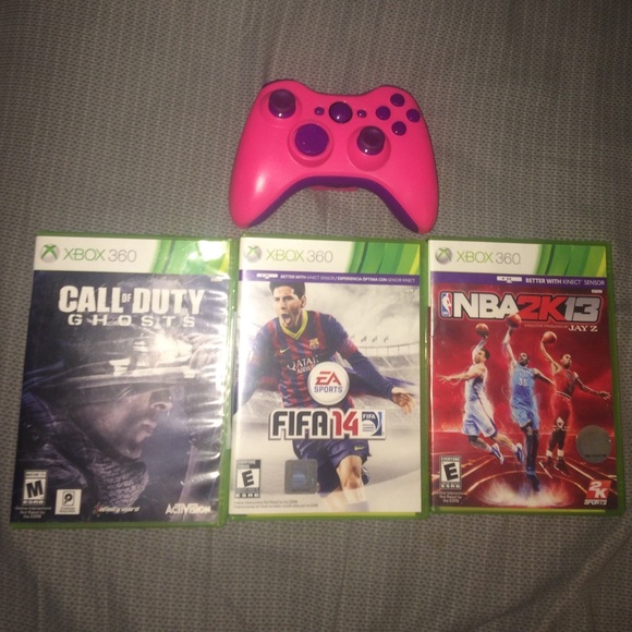 Modded controller with 3 games