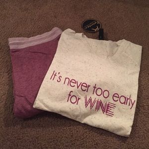NBW pajama set! Never too early for wine!