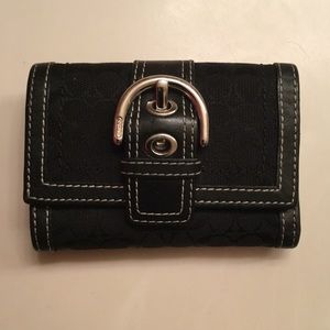 Black coach wallet