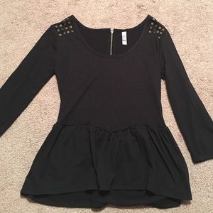 Half sleeve peplum top