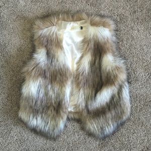 Faux Fur Vest Size XS/S