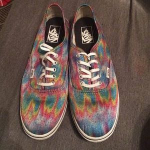 Rainbow Colored Vans