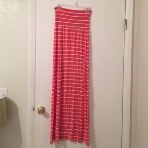 Zenana strapless maxi dress in medium