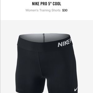 Nike pro dri-fit shorts 5"