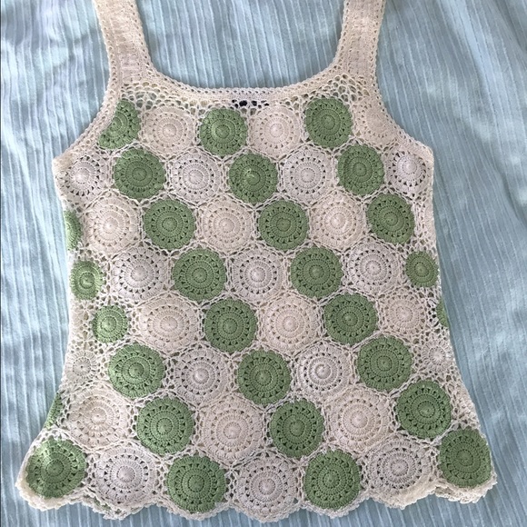 Hand Crochet Tank - Picture 2 of 4