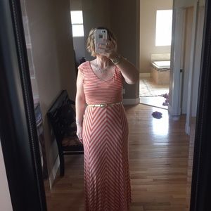 Calvin Klein size 12 maxi stretch knit dress