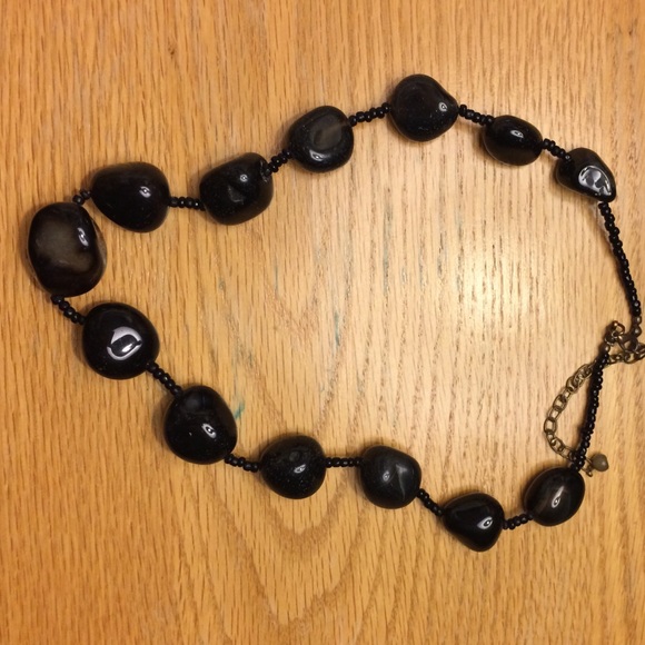 Black Stone Necklace