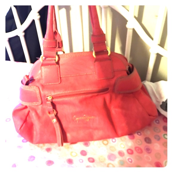 Jessica Simpson coral bag