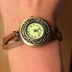 Leather Braided Watch