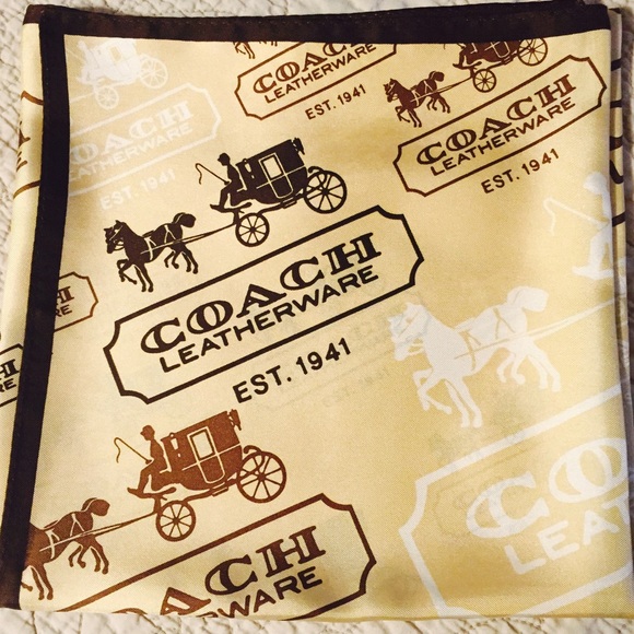 COACH Horse & Carriage Silk scarf