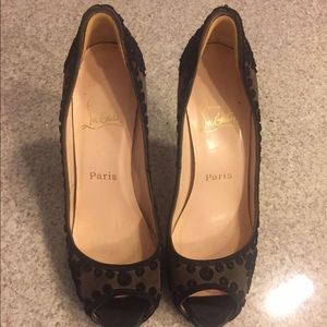 Christian Louboutin Peeptoe Heels