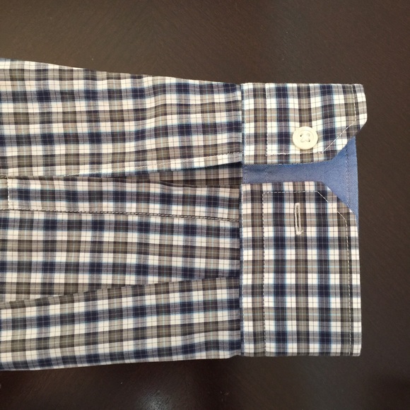 Hugo Boss Checked Long Sleeve Shirt Large SZ - Picture 4 of 4