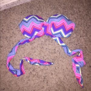 VS - PINK. Strapless swim top