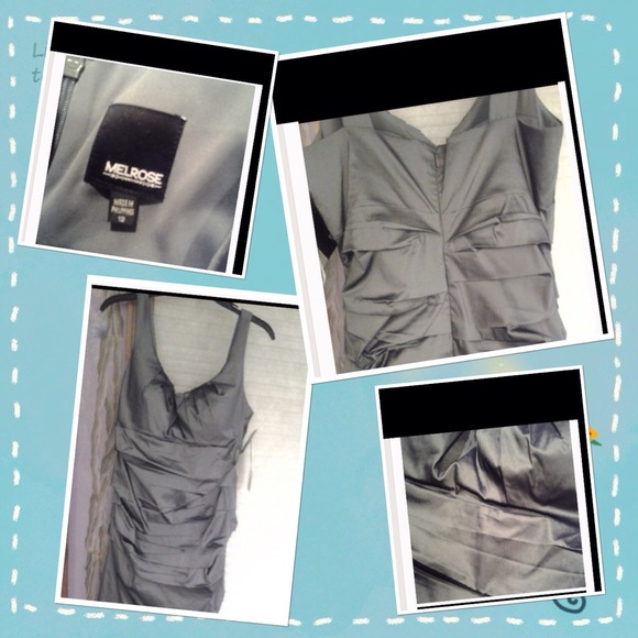 Beautiful knee length shimmering elegant dress.