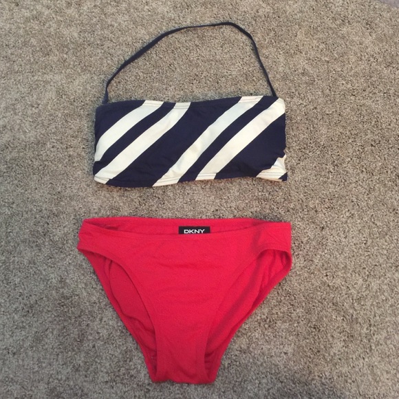 DKNY Bikini Set Nautical Size P and Medium