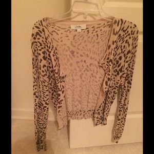 Cheetah cardigan